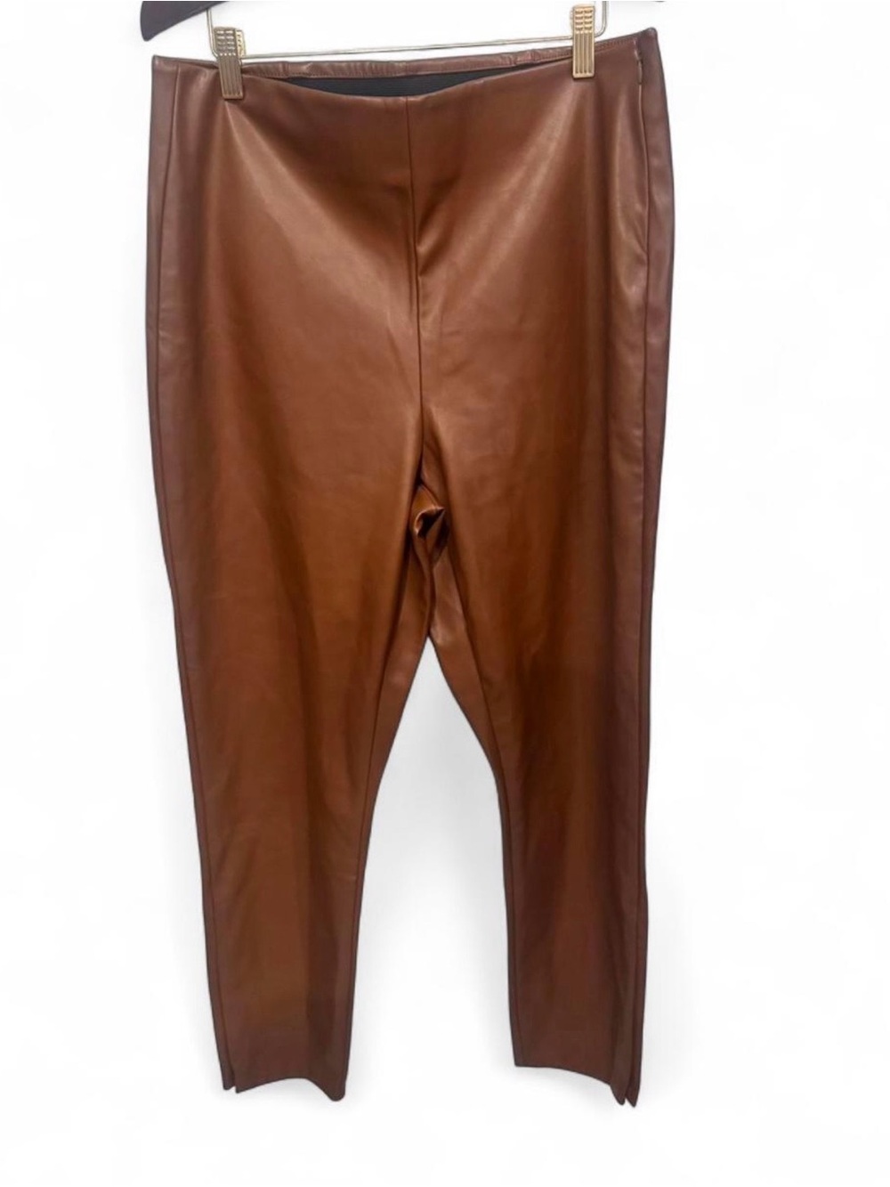 Old Navy Faux Leather Brown Leggings